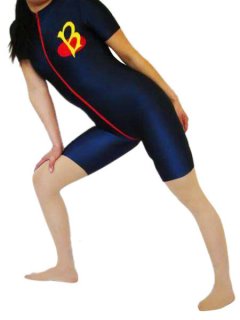 Cheap Spandex Half Length Catsuit