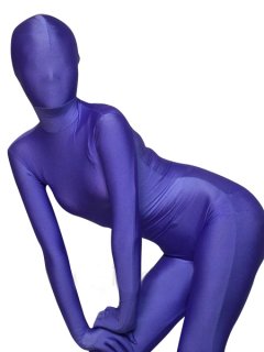 Cheap Royal Purple Lycra Spandex Zentai Suit