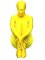 Cheap Yellow Lycra Spandex Unisex Zentai Suit