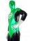 Cheap Green Lantern Shiny Metallic Zentai Suit