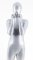 Cheap Quality White Shiny Metallic Unisex Breathable Zentai