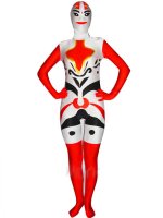 Cheap Unisex Multicolor Spandex Zentai Suit