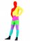 Cheap Rainbow Full Body Lycra Spandex Unisex Zentai Suit