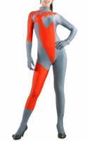 Cheap Mixed color Lycra Spandex Open Catsuit