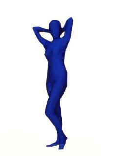 Cheap darkblue lycra spandex zentai suit