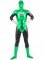 Cheap Green Lantern Shiny Metallic Zentai Suit